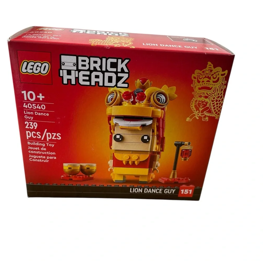 LEGO BrickHeadz Lion Dance Guy - #40540 - New in box - retired - Picture 1 of 6
